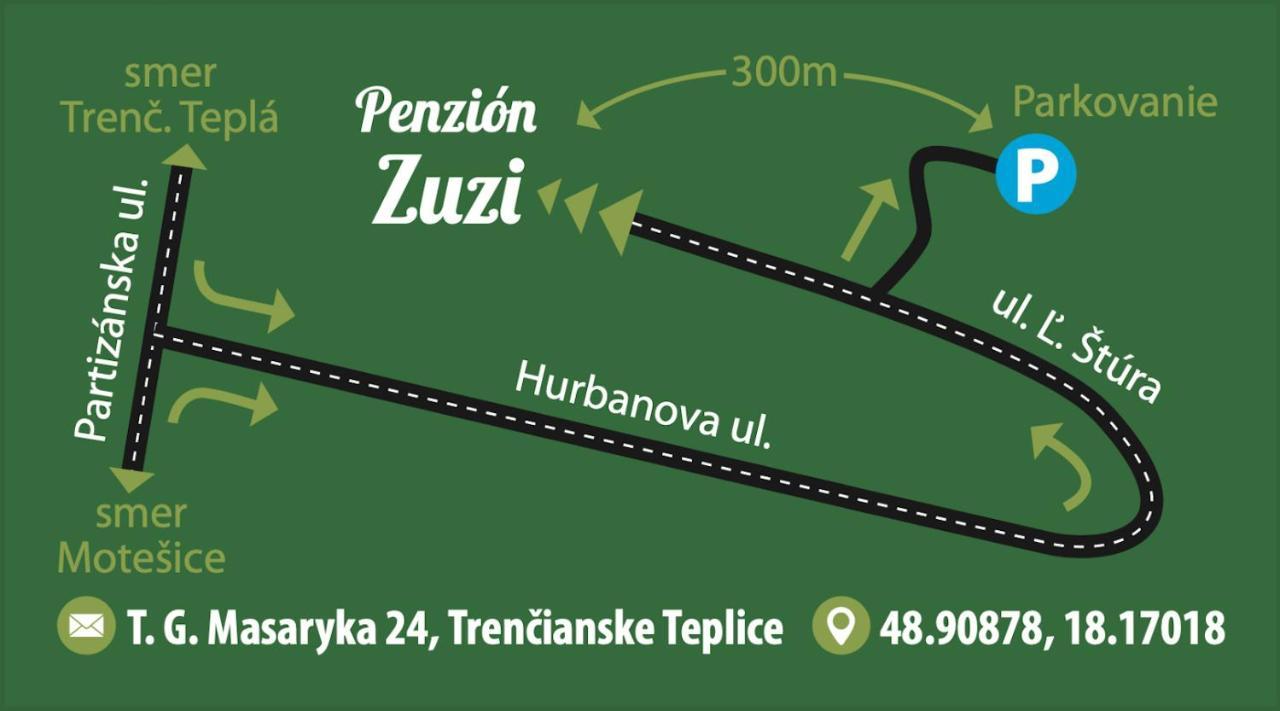 Penzion Zuzi Trenčianske Teplice Exteriör bild